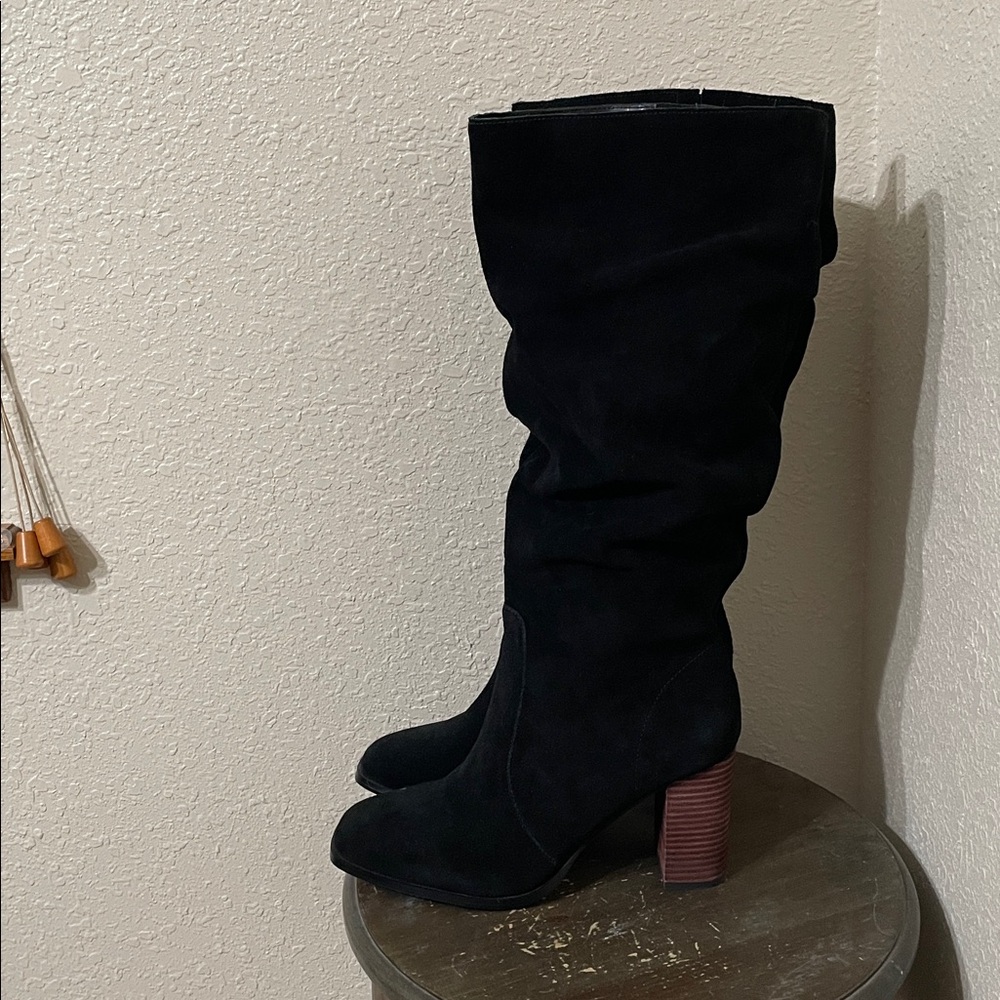 Splendid Gladis Black Suede Women's Boots - Picture 2 of 11